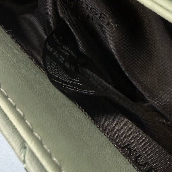 🆕 KURT GEIGER LONDON 🧿 NWT Leather Kensington Shoulder Bag, Pale Blue Grey - Picture 13 of 15
